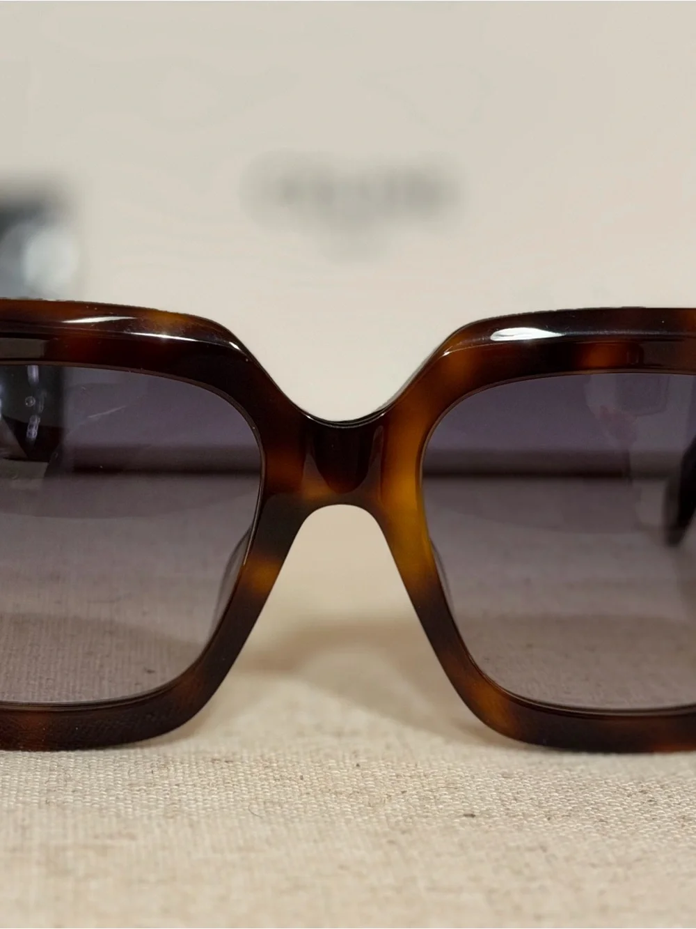 Celine Women’s Tortoiseshell Square Sunglasses - Brown Gradient